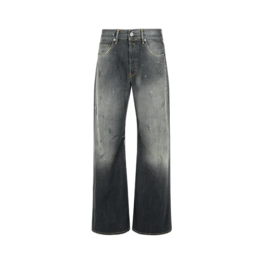 Loose-Fit Distressed Jeans