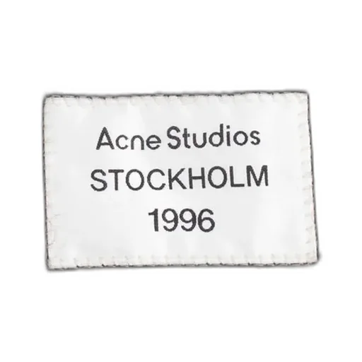 Logo Patch Fringed-Edge Scarf