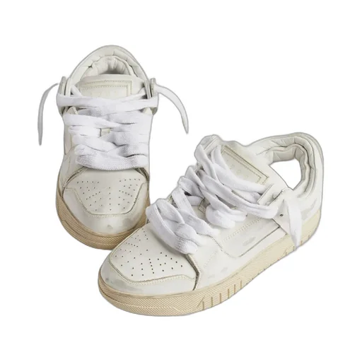 Perforated Low-Top Sneakers