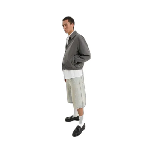 Zip-Up Bomber Jacket