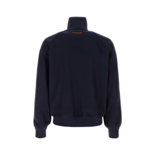 Side Band Zip-Up Sweater