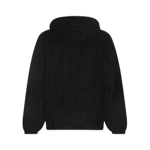 Logo Embroidered Drawstring Hoodie