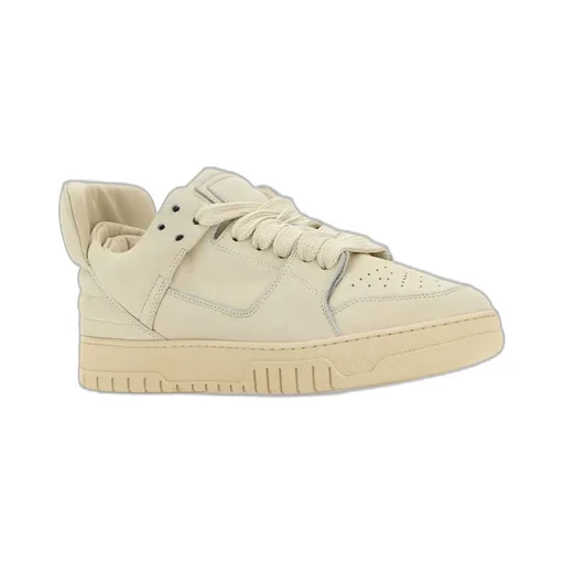 Padded-Panelled Lace-Up Sneakers