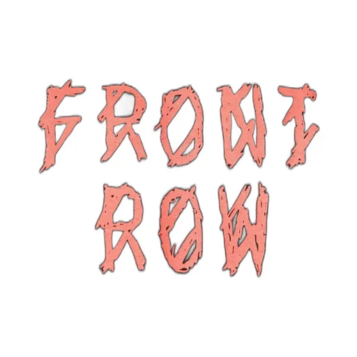 Front Row Printed Crewneck Tank Top
