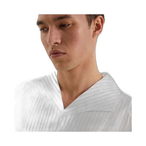 Striped Collar Shirt