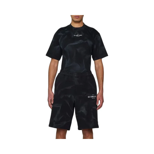 Logo-Printed Faded-Effect Bermuda Shorts