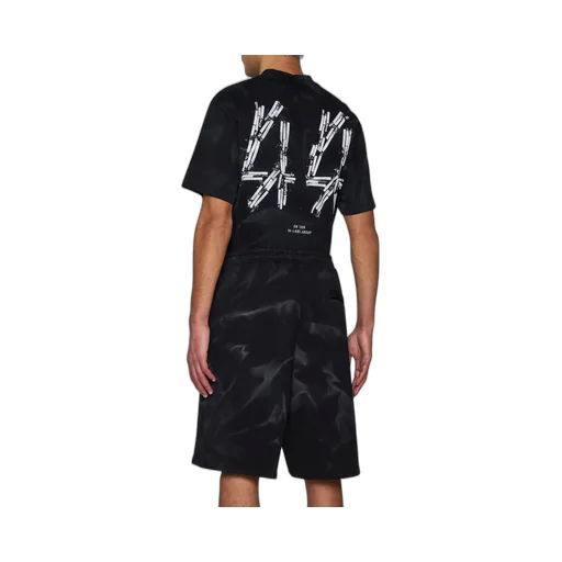 Logo-Printed Faded-Effect Bermuda Shorts