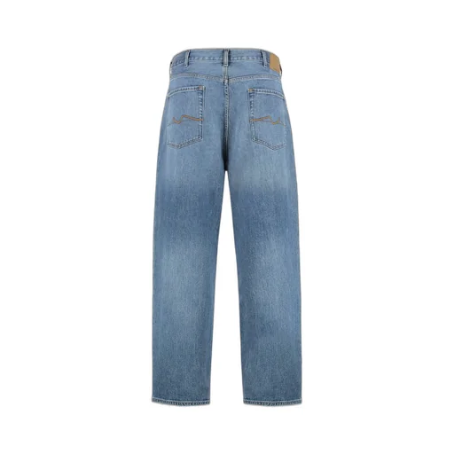 Mid-Rise Straight-Leg Jeans