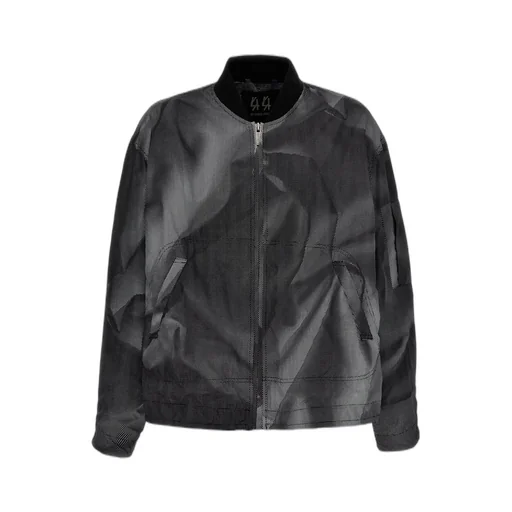 Crinkle Zip-Up Bomber Jacket
