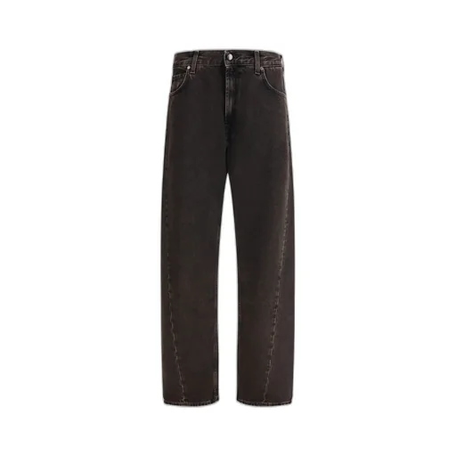 Twisted Seam Straight Jeans