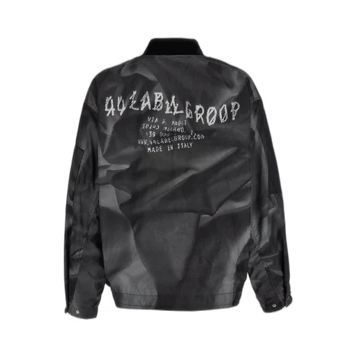 Crinkle Zip-Up Bomber Jacket