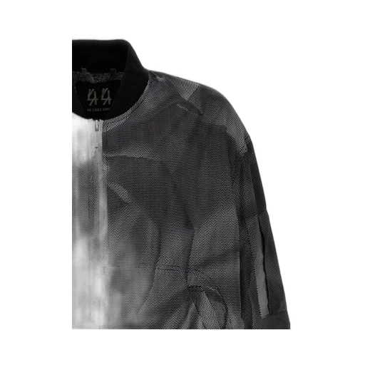 Crinkle Zip-Up Bomber Jacket