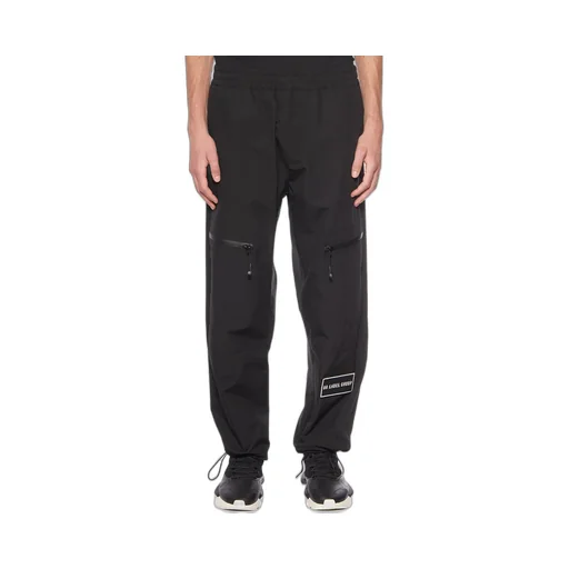 Logo Patch Straight-Leg Trousers