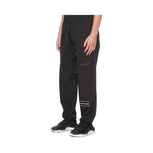 Logo Patch Straight-Leg Trousers