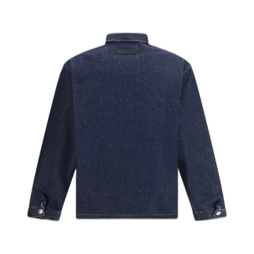 Snap-Closure Denim Shirt