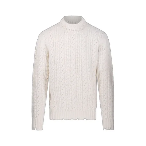 Cable-Knit Turtleneck Sweater
