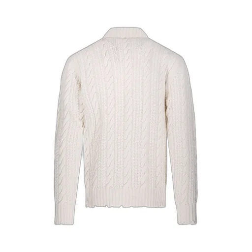 Cable-Knit Turtleneck Sweater