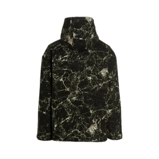 Logo Printed Drawstring Jacket