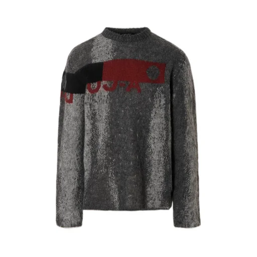 Logo Jacquard Crewneck Jumper