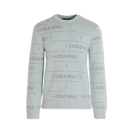 Chain Jacquard Crewneck Knit Jumper