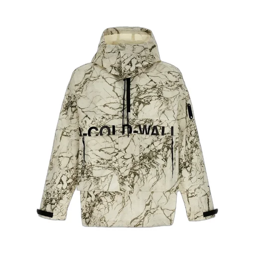 Logo Printed Drawstring Jacket