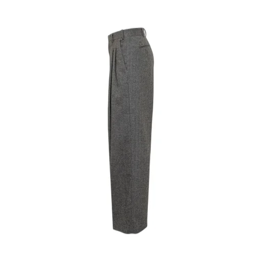 Wool Pleated Pants