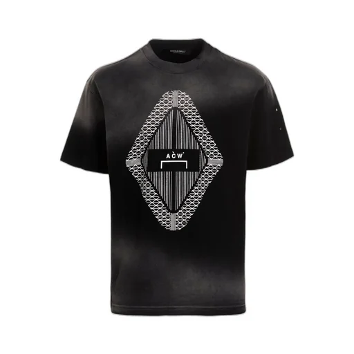Gradient Logo Printed Crewneck T-Shirt