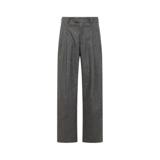 Wool Pleated Pants