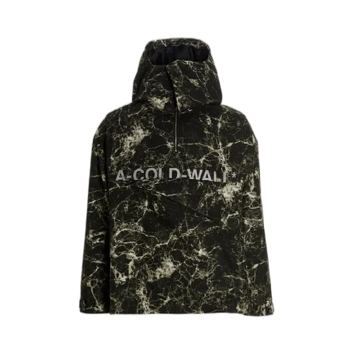 Logo Printed Drawstring Jacket