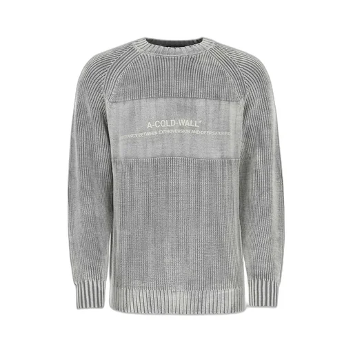 Ribbed-Knit Crewneck Sweater