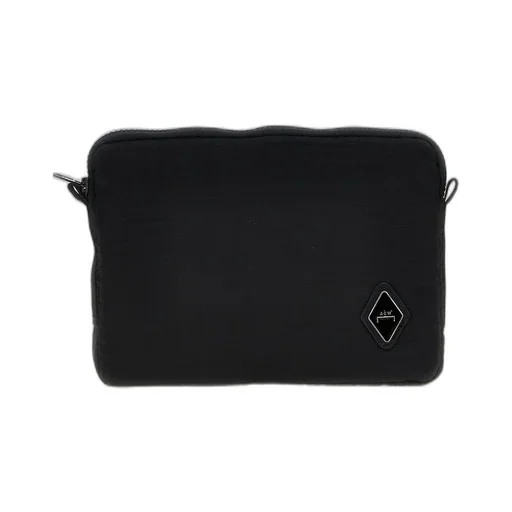Logo Patch Diamond Crossbody Bag