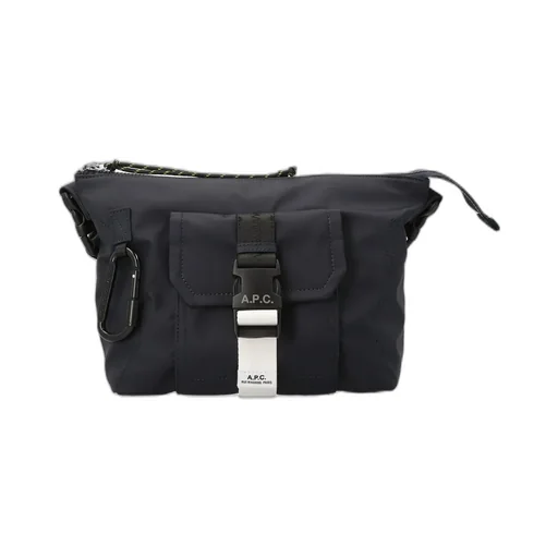 Logo Buckled Zipped Shoulder Bag