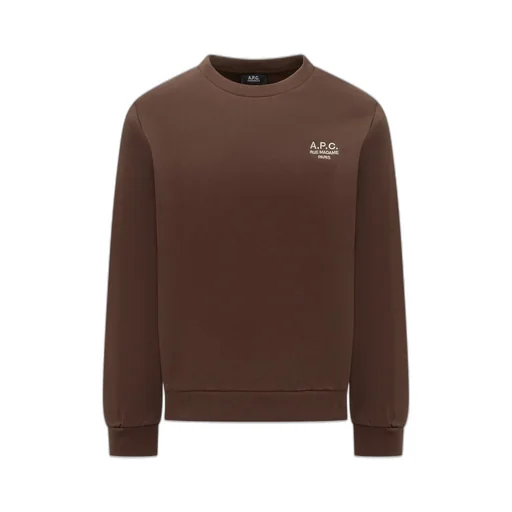 A.P.C. Logo Embroidered Crewneck Sweatshirt