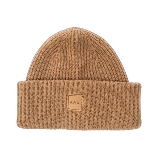 Logo Patch Knitted Beanie