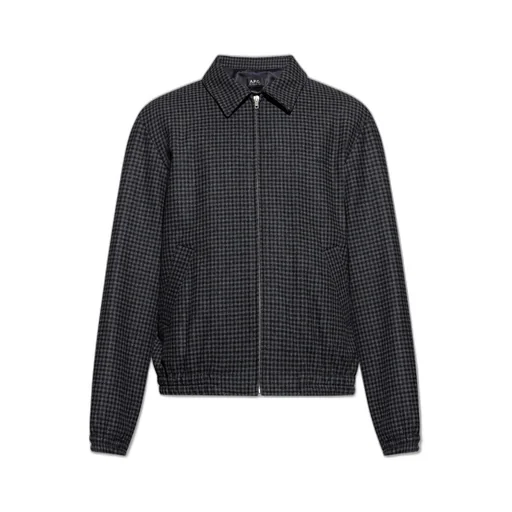 Checked Zipped Jacket