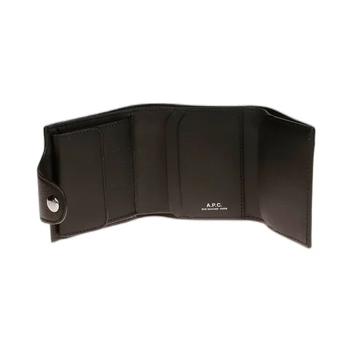 Logo Engraved Tri-Fold Wallet