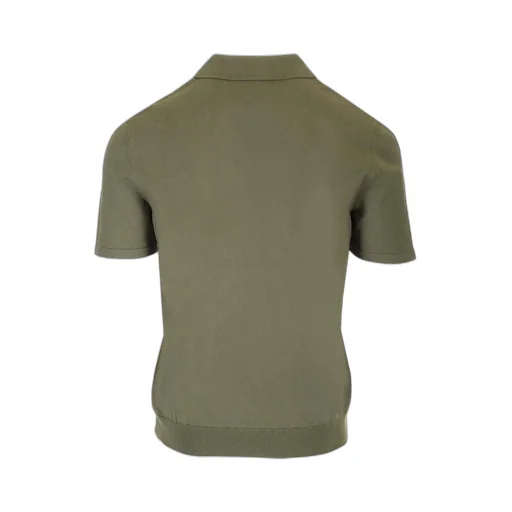 Ollie Logo Embroidered Knitted Polo Shirt