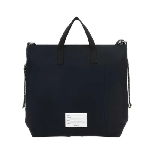 Buckle Detailed Zip-Up Tote Bag