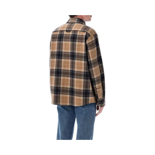 Long-Sleeved Checked Shirt
