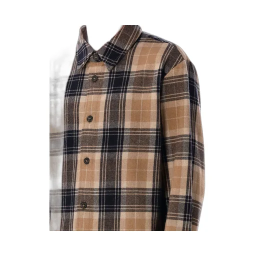 Long-Sleeved Checked Shirt