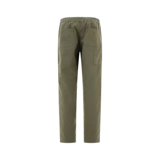 Elastic Waist Straight-Leg Pants