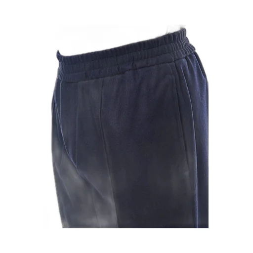 Elastic Waist Tapered Leg Trousers
