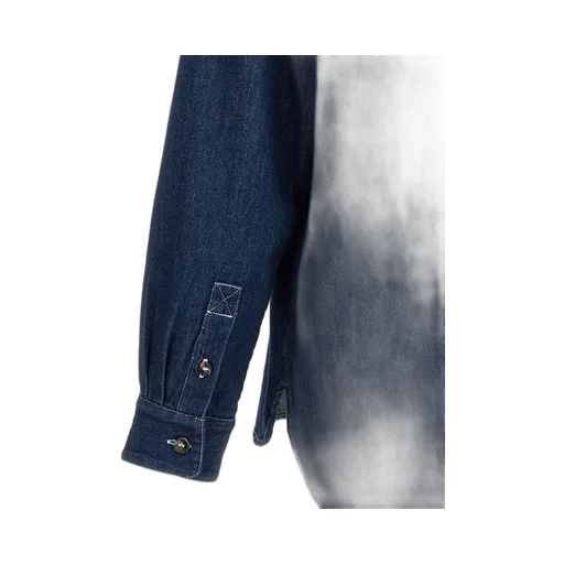 Mathias Buttoned Long-Sleeved Denim Shirt