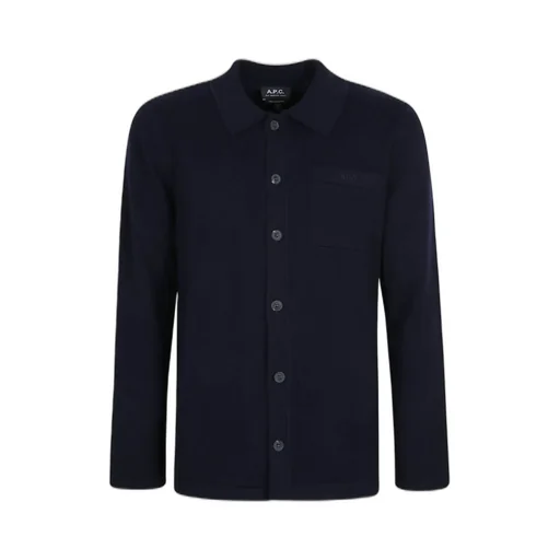 Logo Embroidered Shirt Jacket