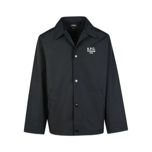 Logo Embroidered Snapped Bomber Jacket