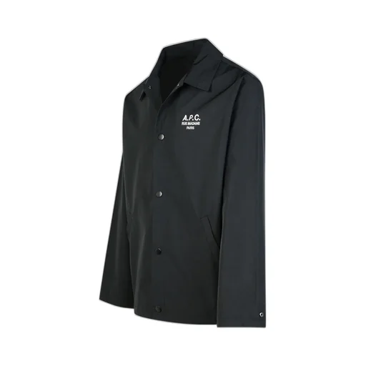Logo Embroidered Snapped Bomber Jacket