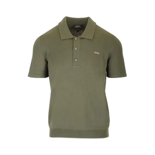Ollie Logo Embroidered Knitted Polo Shirt