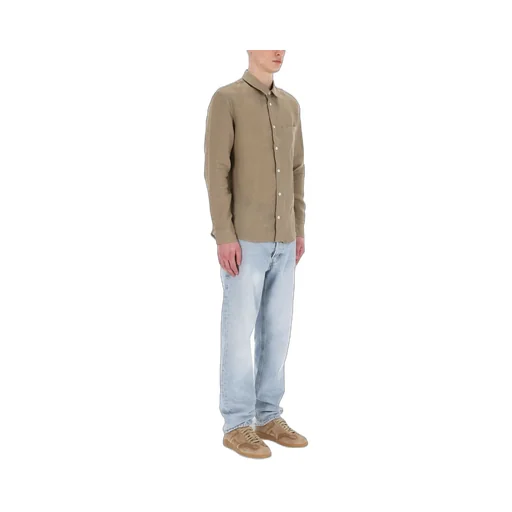 Buttoned Long-Sleeved Shirt