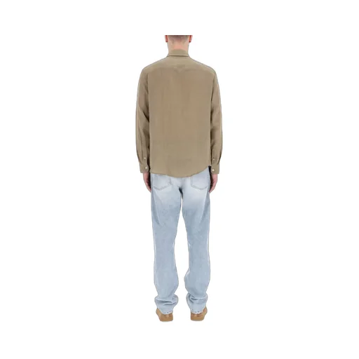 Buttoned Long-Sleeved Shirt