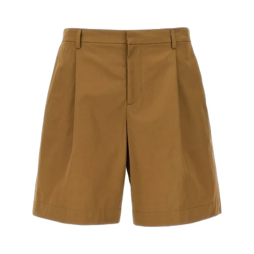 Pleated Bermuda Shorts